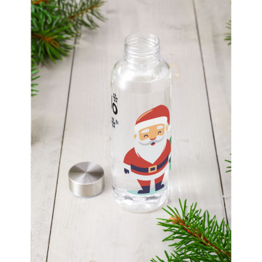 Logotrade promotional gift picture of: Senga GRS RPET Bottle 500 ml X-Mas