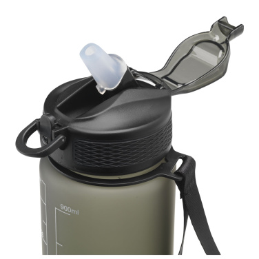 Logo trade corporate gifts picture of: AquaSport GRS Recycled Water Bottle 1,000 ml