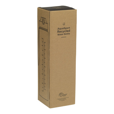 Logo trade advertising products image of: AquaSport GRS Recycled Water Bottle 1,000 ml