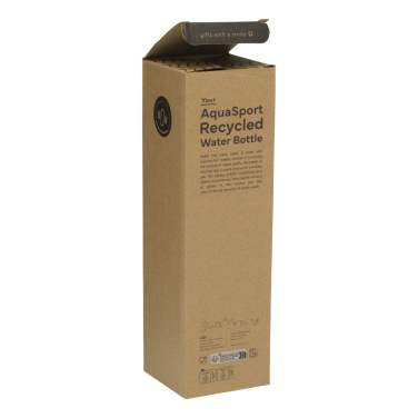 Logo trade promotional items image of: AquaSport GRS Recycled Water Bottle 1,000 ml