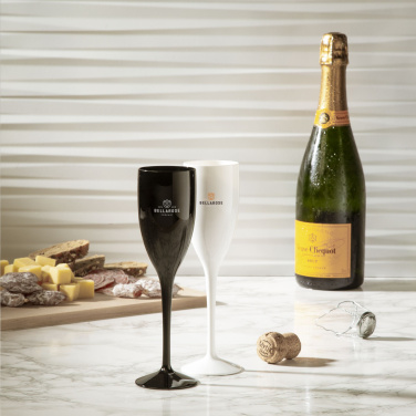 Logo trade promotional gift photo of: Lunaire Reusable Champagne Glass 150 ml