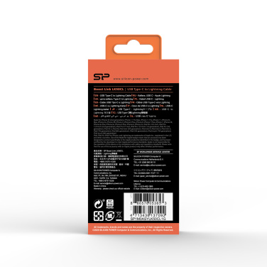 Logotrade promotional gift image of: DATA TRANSFER CABLE Boost Link Nylon LK50CL Type C Lightning