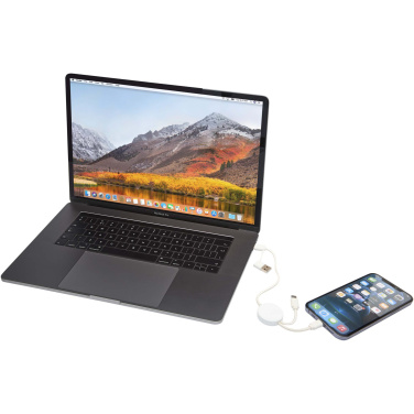 Logotrade corporate gifts photo of: Citala 5-in-1 recycled plastic 30 cm data sync and 27W fast charge cable