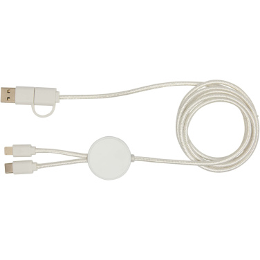 Logotrade promotional merchandise photo of: Citala 5-in-1 recycled plastic 150 cm data sync and 27W fast charge cable