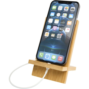 Logotrade promotional item image of: Ceibo detachable bamboo phone stand