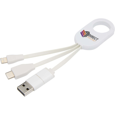 Logotrade advertising products photo of: Troop 4-in-1 recycled plastic charging cable