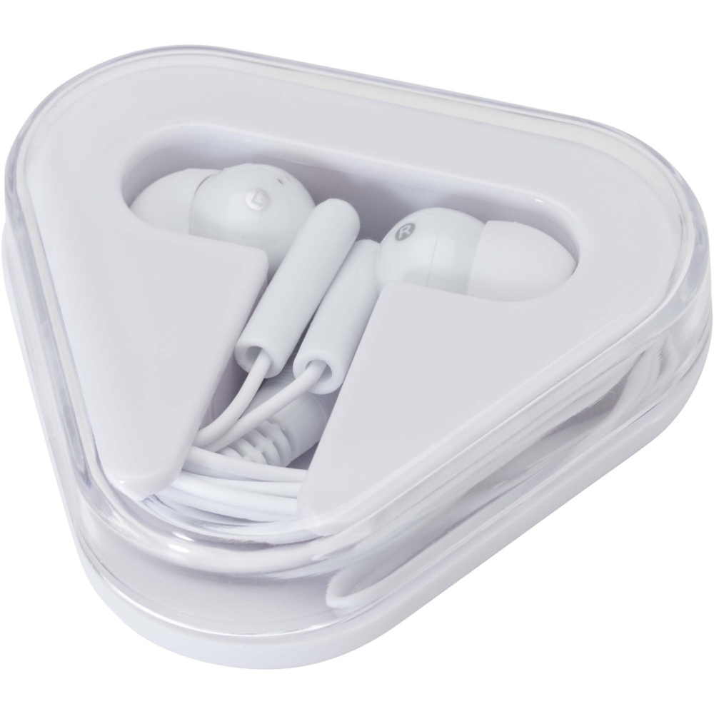 Logo trade promotional items picture of: Rebel earbuds with recycled plastic storage box