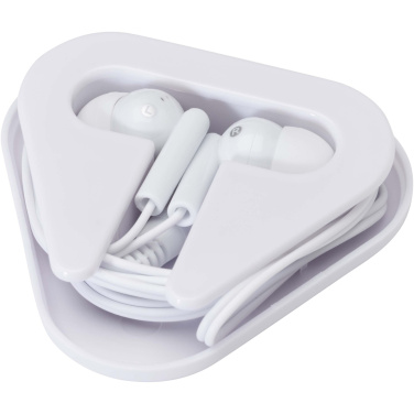 Logo trade corporate gifts image of: Rebel earbuds with recycled plastic storage box