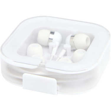 Logotrade promotional gift image of: Baekdu wired Type-C headset with recycled plastic storage box