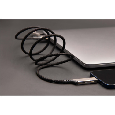 Logotrade corporate gift picture of: SCX.design C52 100W 4-in-1 rPET magnetic ultra fast charging cable 