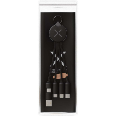 Logo trade advertising products picture of: SCX.design C14 15W 5-in-1 charging cable