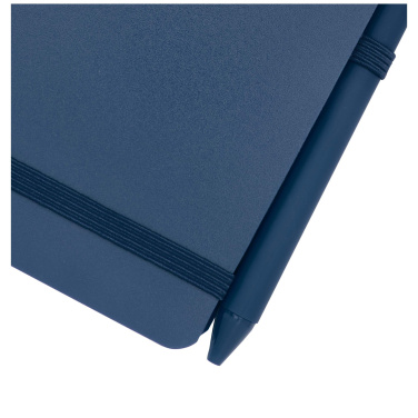 Logotrade promotional merchandise picture of: Thalaasa A6 hard cover ocean-bound notebook with ballpoint pen (black ink)