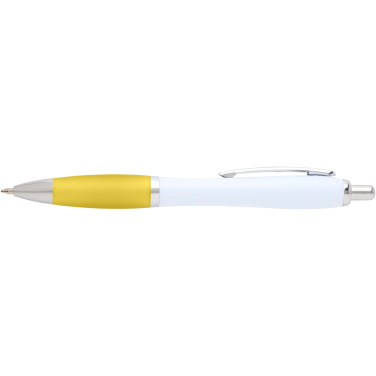 Logo trade promotional merchandise photo of: Nash recycled plastic ballpoint pen (black ink)