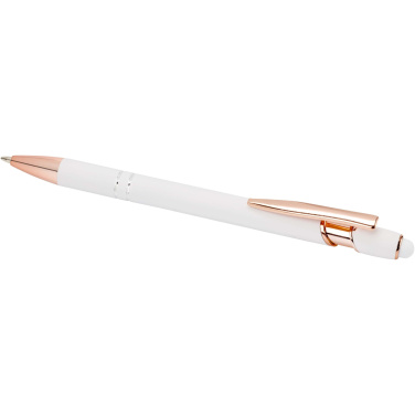 Logo trade promotional items image of: Nanna ballpoint pen with rose gold finish (blue ink)