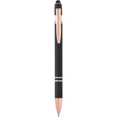 Logotrade advertising product image of: Nanna ballpoint pen with rose gold finish (blue ink)
