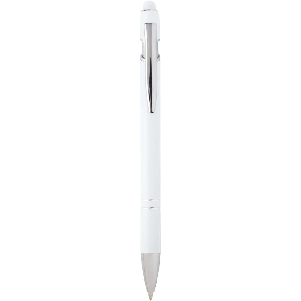 Logotrade promotional item image of: Kish ballpoint pen with silver finish (blue ink)