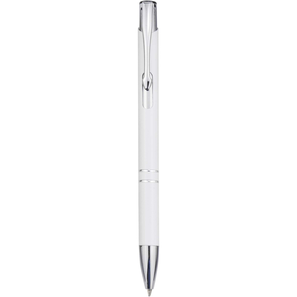 Logotrade advertising product picture of: Moneta recycled aluminium ballpoint pen (blue ink)