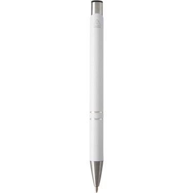 Logo trade promotional items picture of: Moneta recycled aluminium ballpoint pen (blue ink)