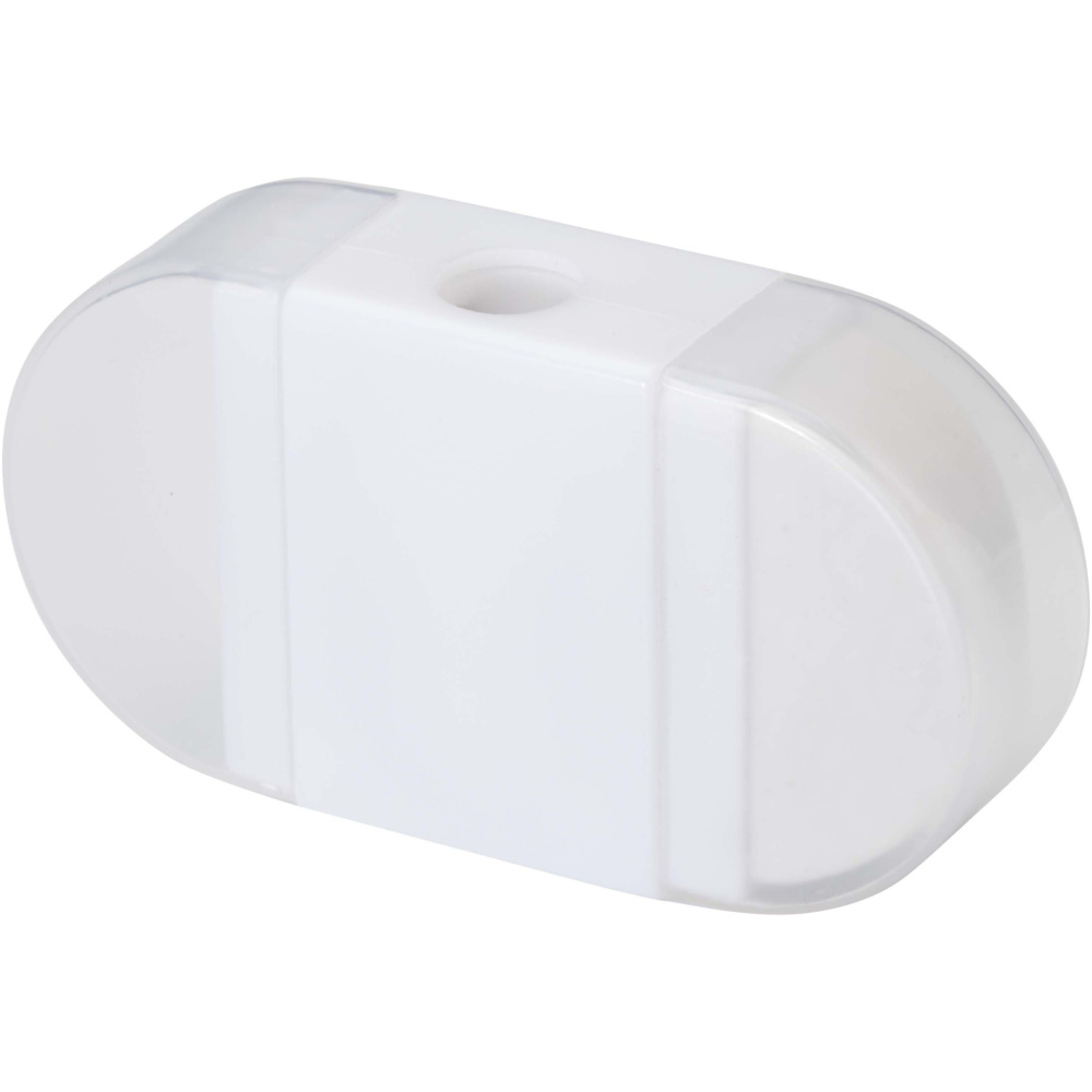 Logo trade promotional item photo of: Velvi pencil sharpener with eraser 