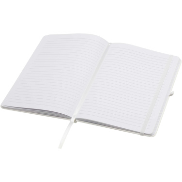 Logotrade business gift image of: Teak A5 recycled hard cover notebook with lined pages