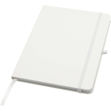 Logotrade advertising product image of: Teak A5 recycled hard cover notebook with lined pages