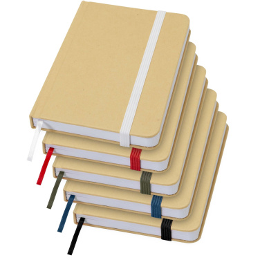 Logotrade promotional products photo of: Reed A6 recycled hard cover notebook with plain pages