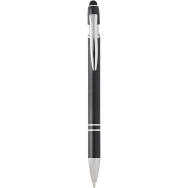 Logo trade advertising products image of: Kish ballpoint pen with silver finish (black ink)