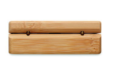 Logotrade promotional product picture of: TWS earbuds in bamboo case