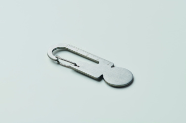 Logo trade promotional merchandise photo of: Multifunctional key ring token