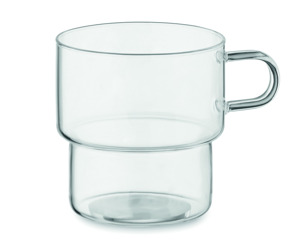 Logo trade corporate gifts image of: High borosilicate glass 300 ml