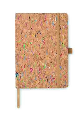 Logo trade promotional products image of: A5 cork coloured notebook