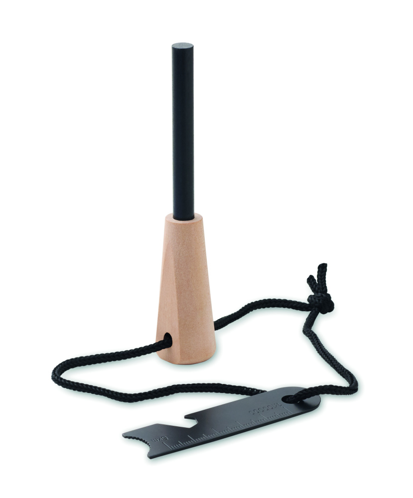 Logo trade business gift photo of: Pine wood fire starter tools