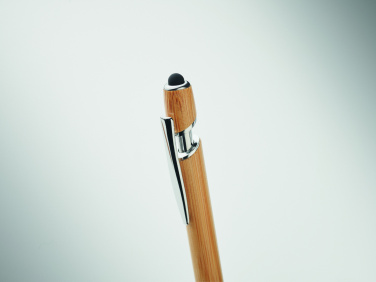 Logo trade promotional gift photo of: Ball pen in bamboo