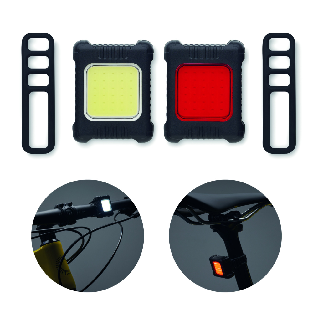 Logotrade corporate gift picture of: Rechargeable bike light set