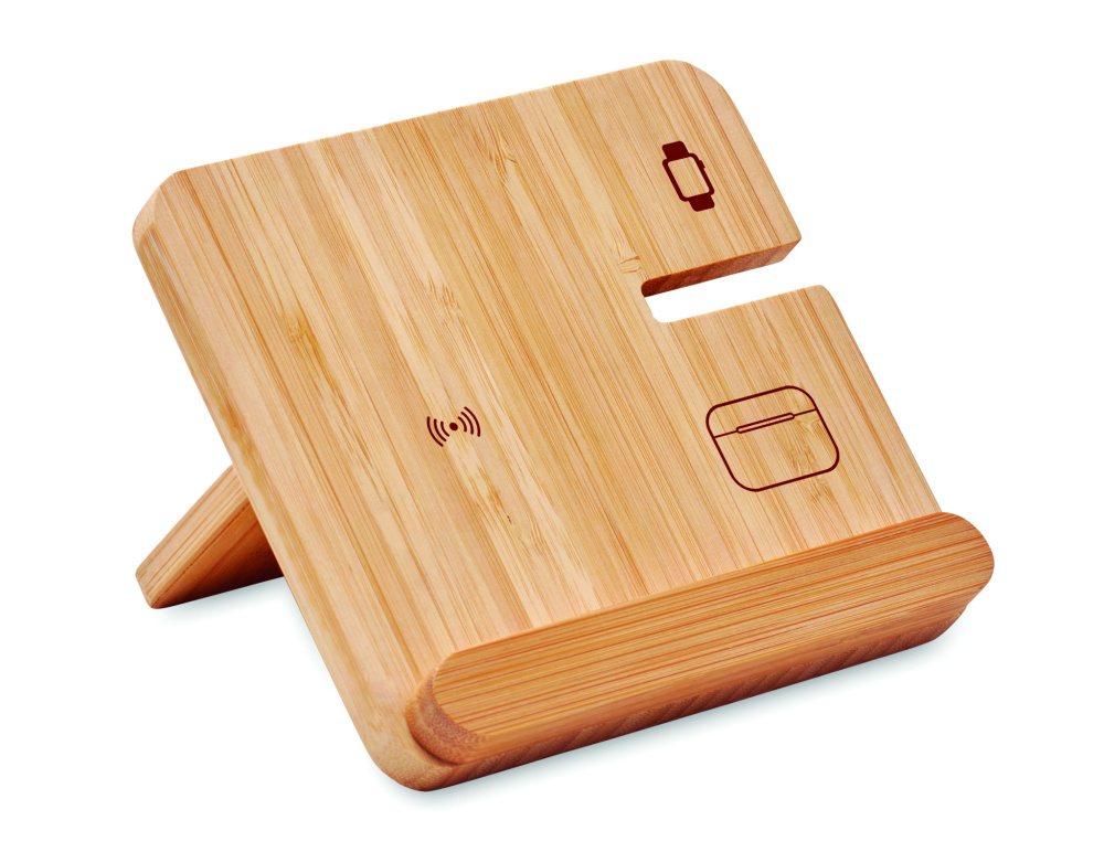 Logotrade business gift image of: 3 in 1 15W wireless charger