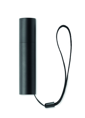 Logo trade promotional giveaway photo of: Aluminium rechargeable torch