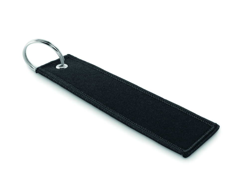 Logo trade business gifts image of: Remove before flight key ring