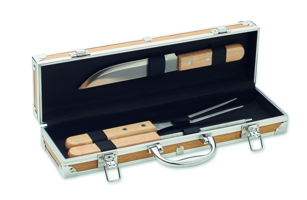 Logotrade promotional items photo of: Stainless steel barbecue tools