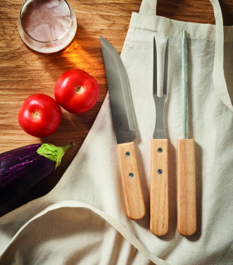 Logo trade business gift photo of: Stainless steel barbecue tools