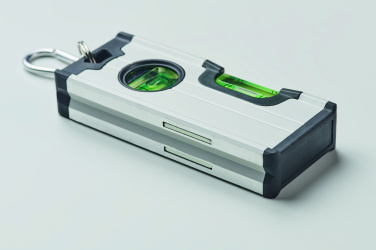 Logo trade promotional gift photo of: Mini magnetic aluminium level