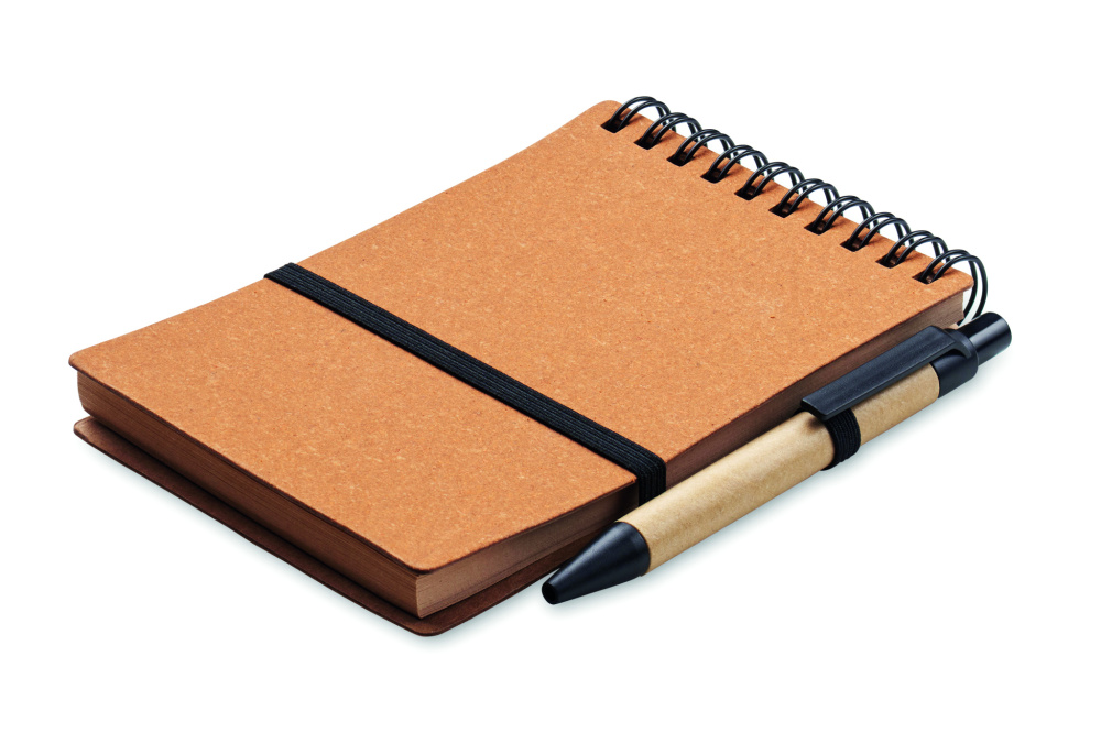 Logotrade corporate gift image of: Recycled notebook with ball pen