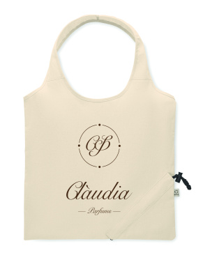 Logo trade corporate gifts image of: Foldable shopping bag 140 gr/m²