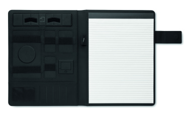 Logo trade promotional item photo of: A4 folder and wireless charger