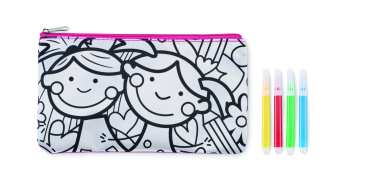 Logo trade promotional gift photo of: Pencil case with markers