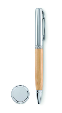 Logo trade corporate gifts image of: Metal twist ball pen in tube