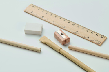 Logo trade business gifts image of: Paper tube stationery set
