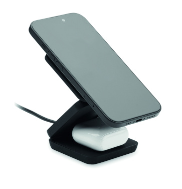 Logo trade business gift photo of: 3in1 foldable charging station