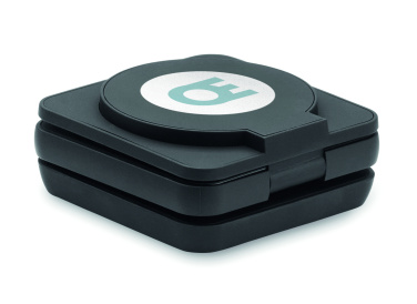 Logo trade promotional merchandise photo of: 3in1 foldable charging station