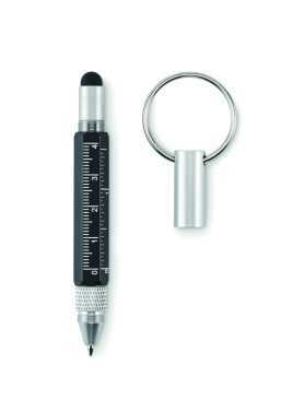 Logo trade promotional product photo of: Key ring with twist action pen