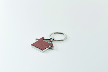 Logotrade advertising product picture of: House shaped key ring